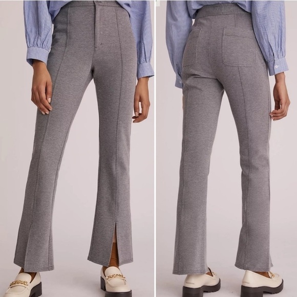 ATHROPOLGIE Maeve Seamed Flare Pants - Picture 1 of 7